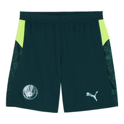 Manchester City Shorts 2025/26 Fourth Away Grön