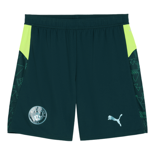Manchester City Shorts 2025/26 Fourth Away Grön