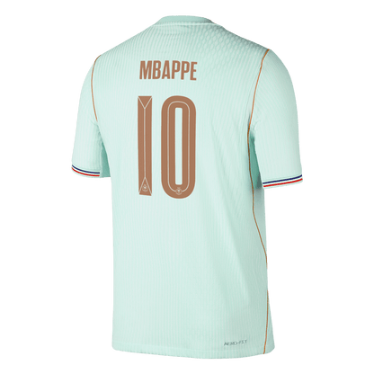 Frankrike Tröja MBAPPE #10 2026 Borta Autentisk Grön-9