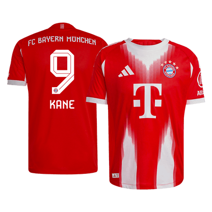 Bayern Munich Tröja KANE #9 2025/26 Hemma Röd