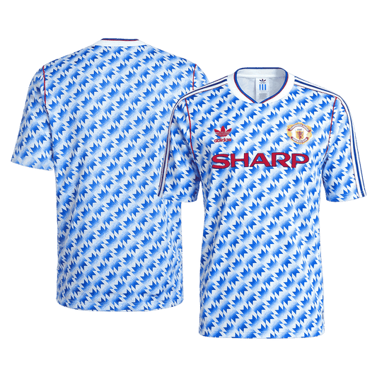 Manchester United Bortatröja 1990/92 Retro Tröja
 Blå-1