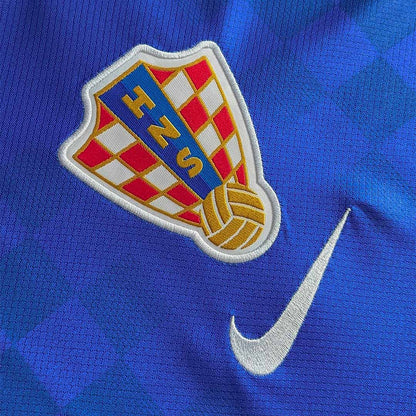 Kroatien Tröja 2026 Borta Blå-5