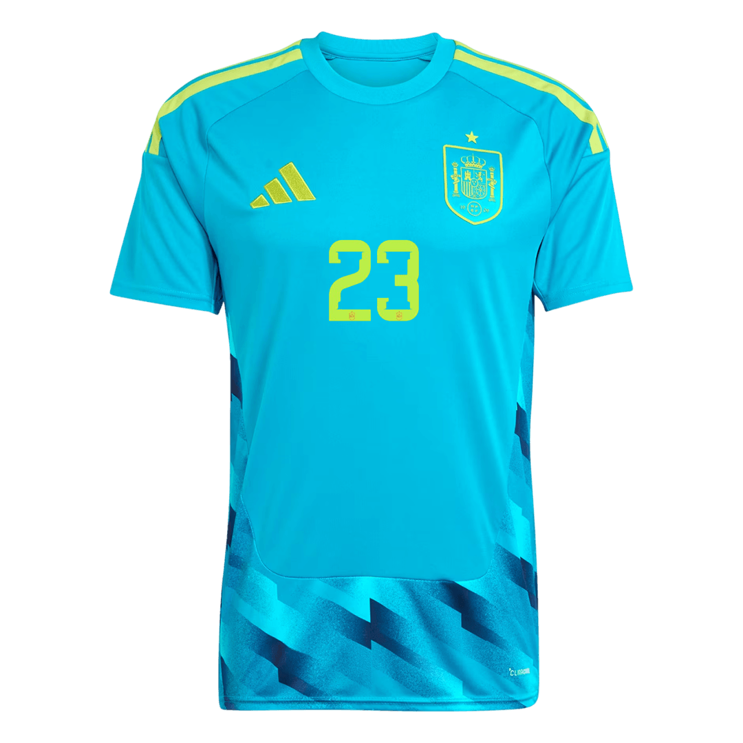 Spanien Tröja UNAI SIMÓN #23 2026 Blå