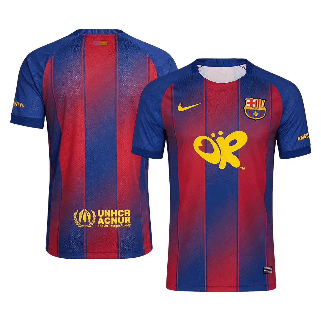 Barcelona Tröja 2025/26 Hemma Röd & Blå