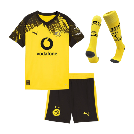 Borussia Dortmund Tröja 2025/26 Hemmaställ Gul Barn