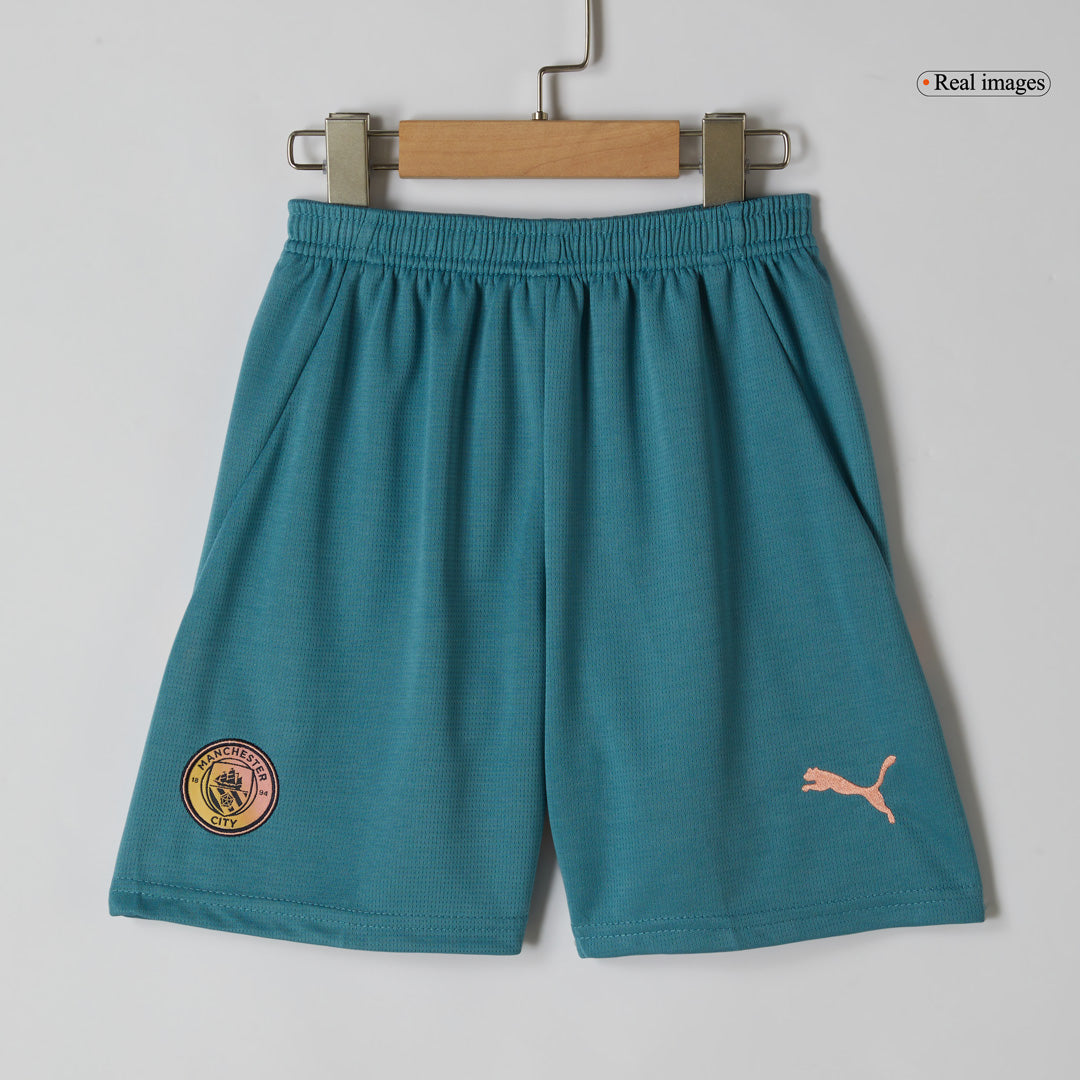 Manchester City Tröja 2024/25 Fourth Away Blå Barn - Definitely City-14