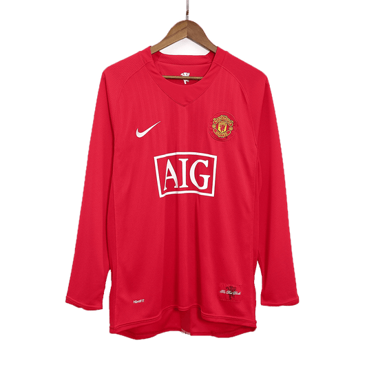 Manchester United Hemmatröja 2007/08 Retro Tröja