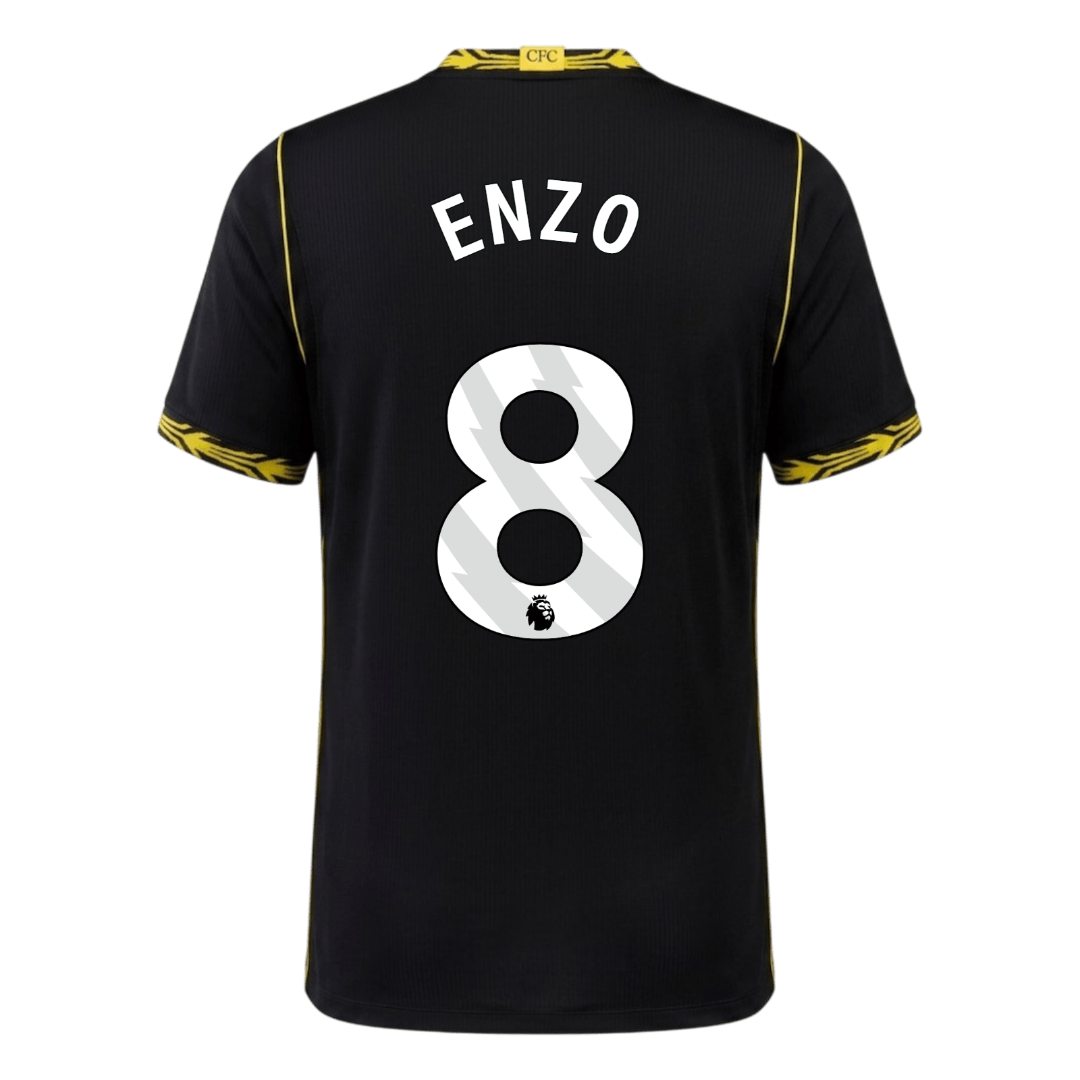 Chelsea Tröja ENZO #8 2026/27 Borta Svart-3