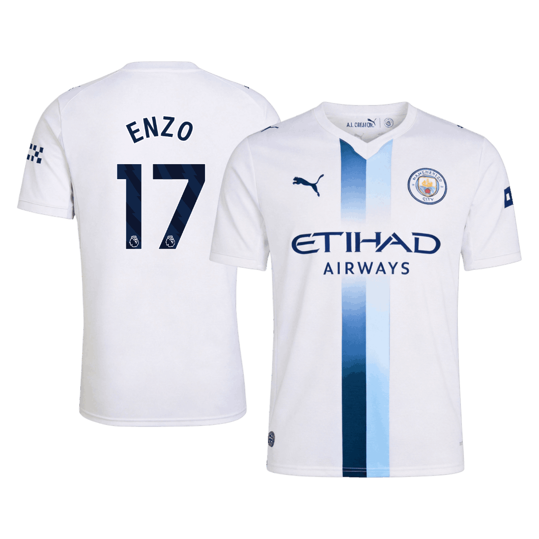 Manchester City Tröja ENZO #17 2026/27 Third Vit
