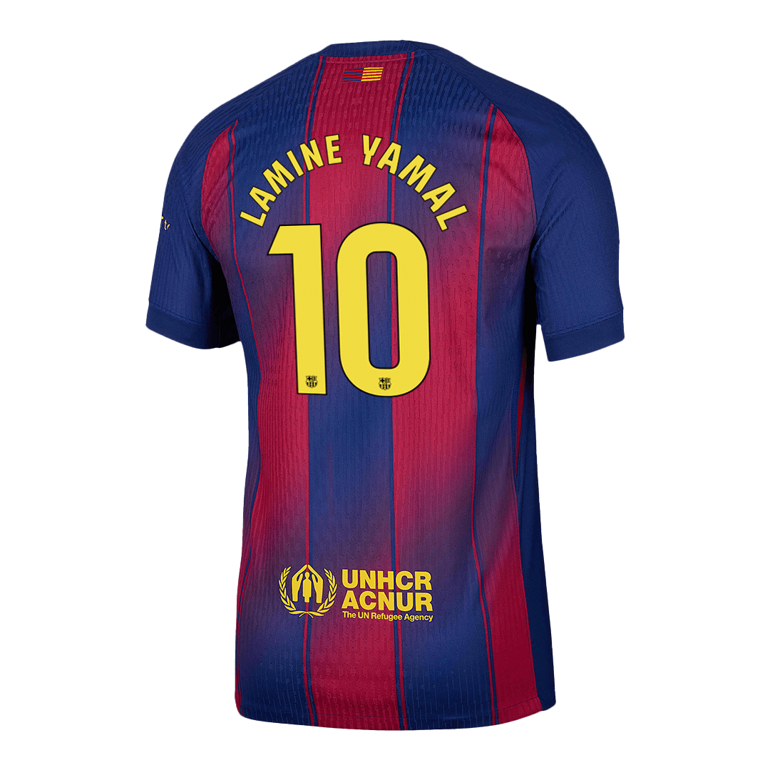 Barcelona Tröja LAMINE YAMAL #10 2025/26 Hemma Röd & Blå