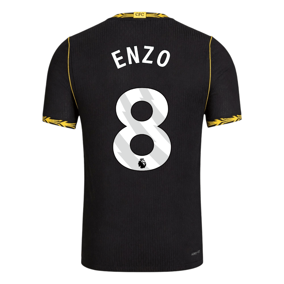 Chelsea Tröja ENZO #8 2026/27 Borta Autentisk Balck-3