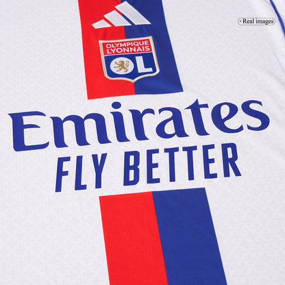 Olympique Lyonnais Tröja 2025/26 Hemma Vit-5