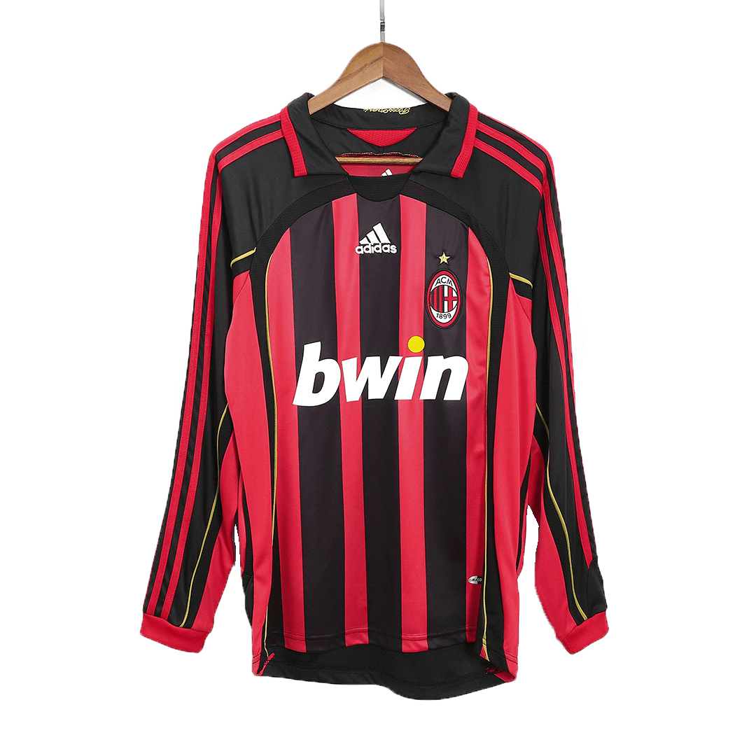 RONALDO #99 AC Milan Hemmatröja 2006/07 Retro Tröja
 Röd & Svart-8