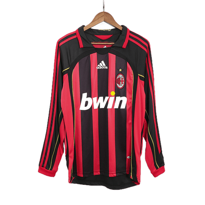 RONALDO #99 AC Milan Hemmatröja 2006/07 Retro Tröja
 Röd & Svart-8