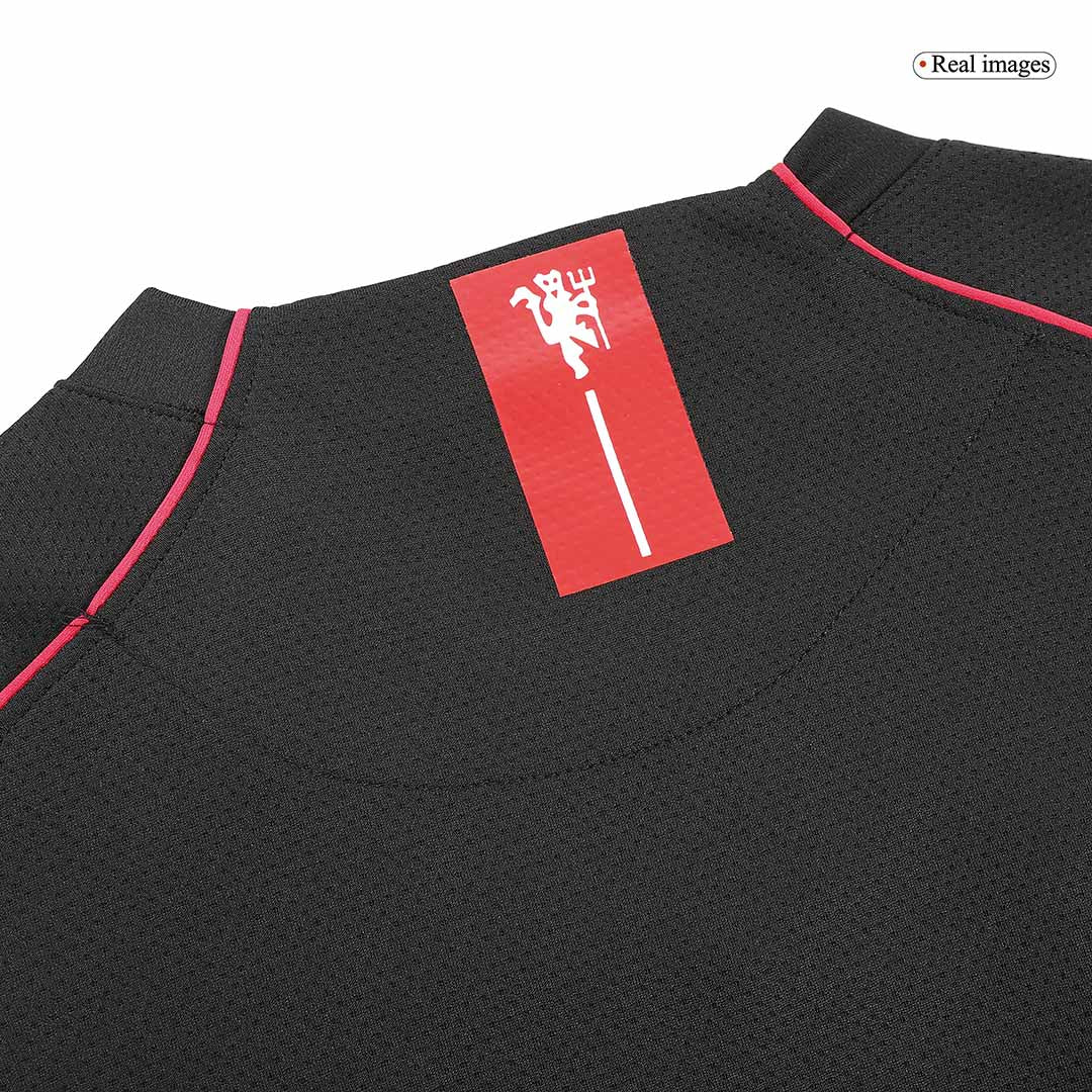 RONALDO #7 Manchester United Bortatröja 2007/08 Retro Tröja
 Svart