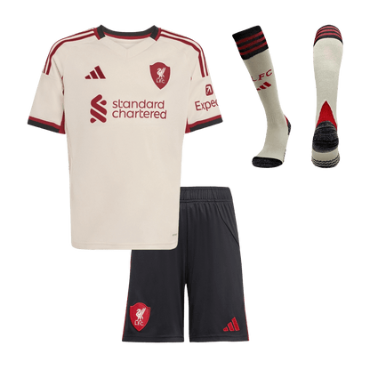 Liverpool Tröja 2025/26 Bortaställ Vit Barn