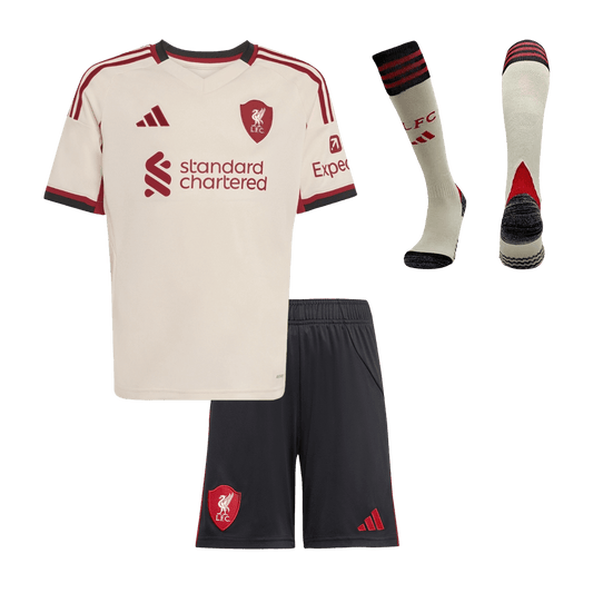 Liverpool Tröja 2025/26 Bortaställ Vit Barn