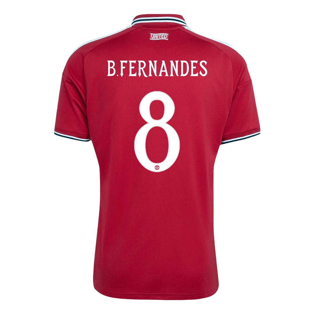 Manchester United Tröja B.FERNANDES #8 2026/27 Hemma Röd - UCL-10