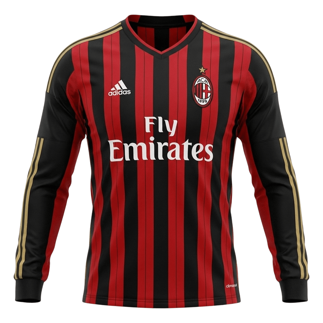 AC Milan Hemmatröja 2013/14 Retro Tröja
 Röd & Svart