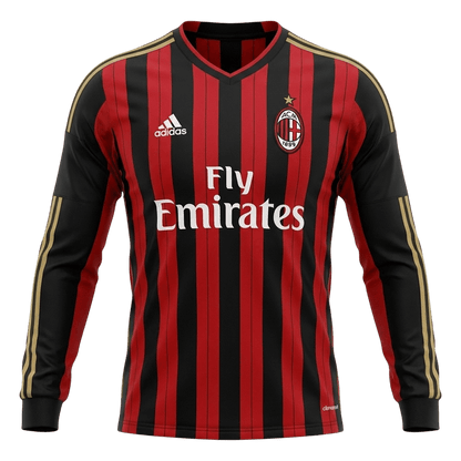AC Milan Hemmatröja 2013/14 Retro Tröja
 Röd & Svart