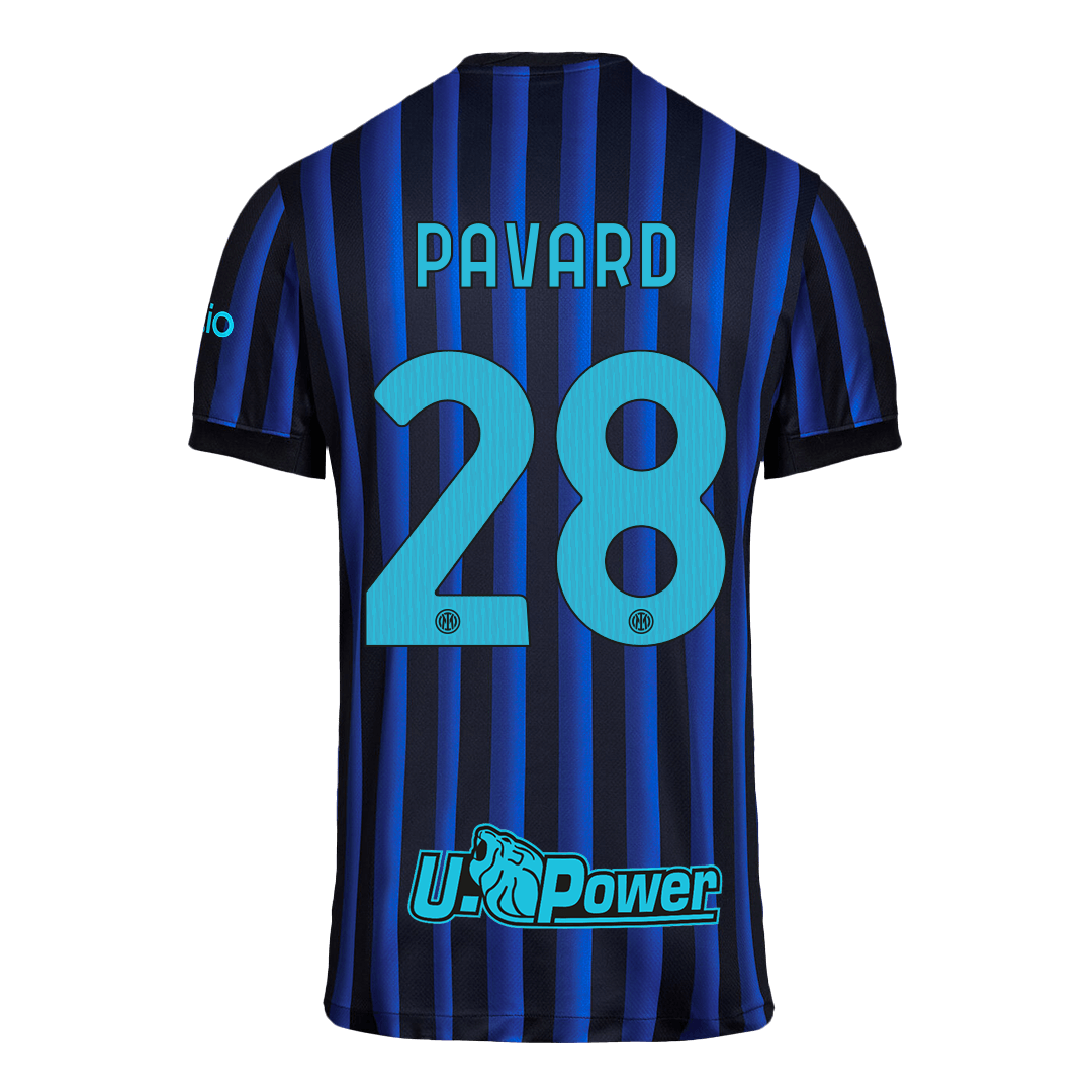 Inter Milan Tröja PAVARD #28 2025/26 Hemma Blå och svart