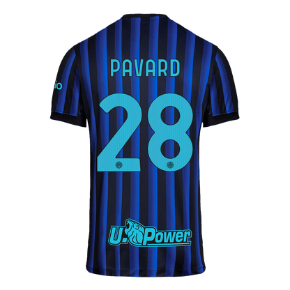 Inter Milan Tröja PAVARD #28 2025/26 Hemma Blå och svart-11