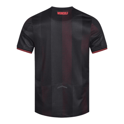 Bayer 04 Leverkusen Tröja 2025/26 Hemma Svart-12