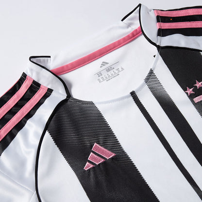 Juventus Tröja 2025/26 Hemma Svart & Vitt Barn-9