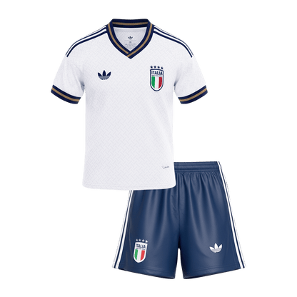 Italien Tröja 2026 Borta Vit Barn