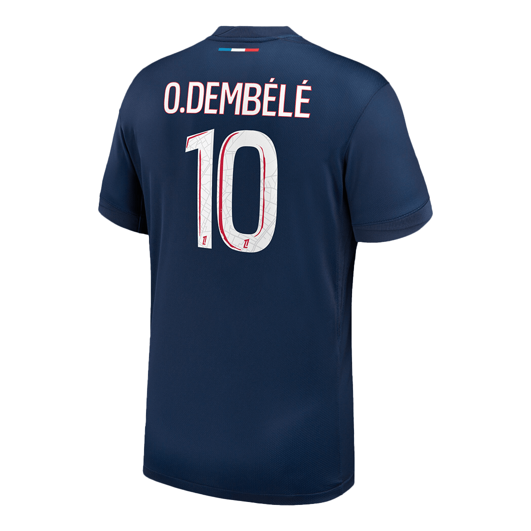 PSG Tröja O.DEMBÉLÉ #10 2024/25 Hemma Mörkblå-10