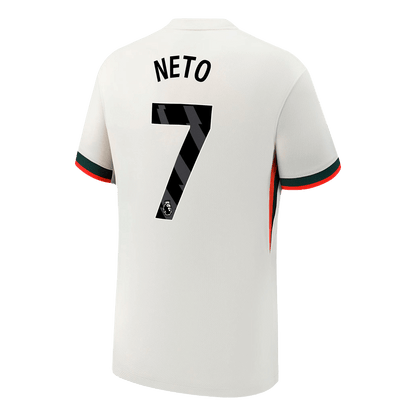 Chelsea Tröja NETO #7 2025/26 Borta Vit-9