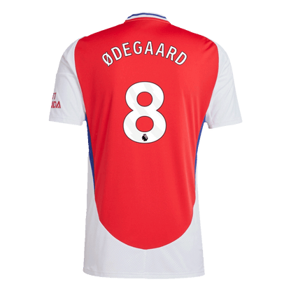 Arsenal Tröja ØDEGAARD #8 2024/25 Hemma Röd-2
