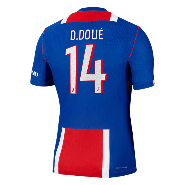 PSG Tröja D. DOUÉ #14 2026/27 Hemma Autentisk Dark Blue