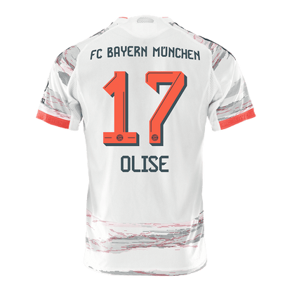 Bayern Munich Tröja OLISE #17 2025/26 Borta Vit-12