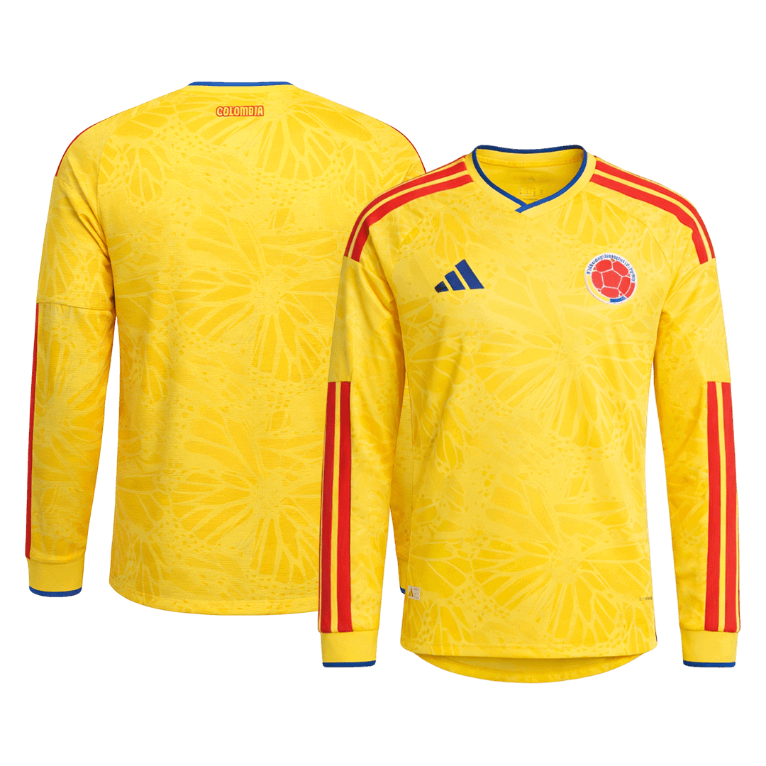 Colombia Tröja 2026 Hemma Långärmad Gul