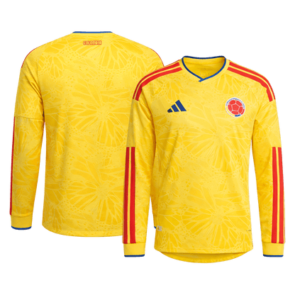 Colombia Tröja 2026 Hemma Långärmad Gul-8