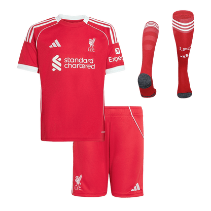 Liverpool Tröja 2025/26 Hemmaställ Röd Barn