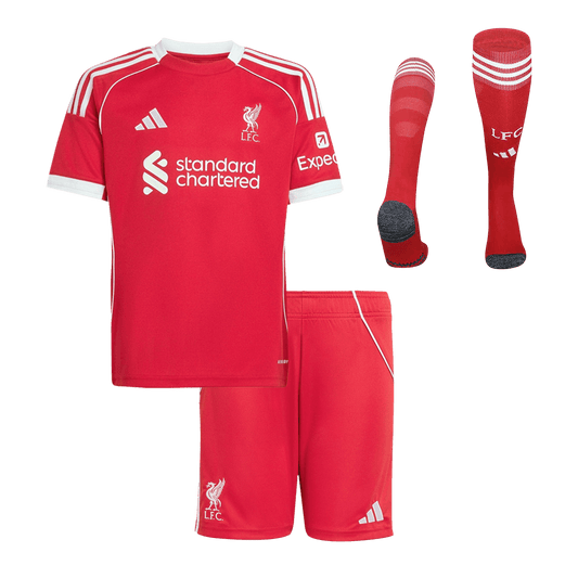 Liverpool Tröja 2025/26 Hemmaställ Röd Barn
