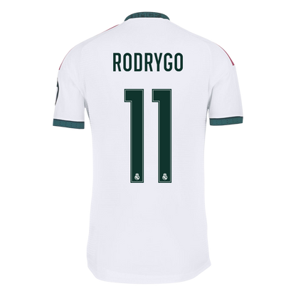Real Madrid Tröja RODRYGO #11 2026/27 Hemma Autentisk Vit-3