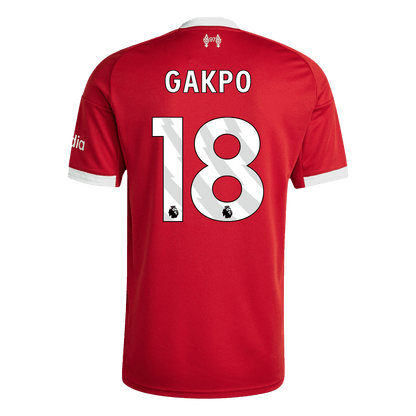 Liverpool Tröja GAKPO #18 2025/26 Hemma Röd-9