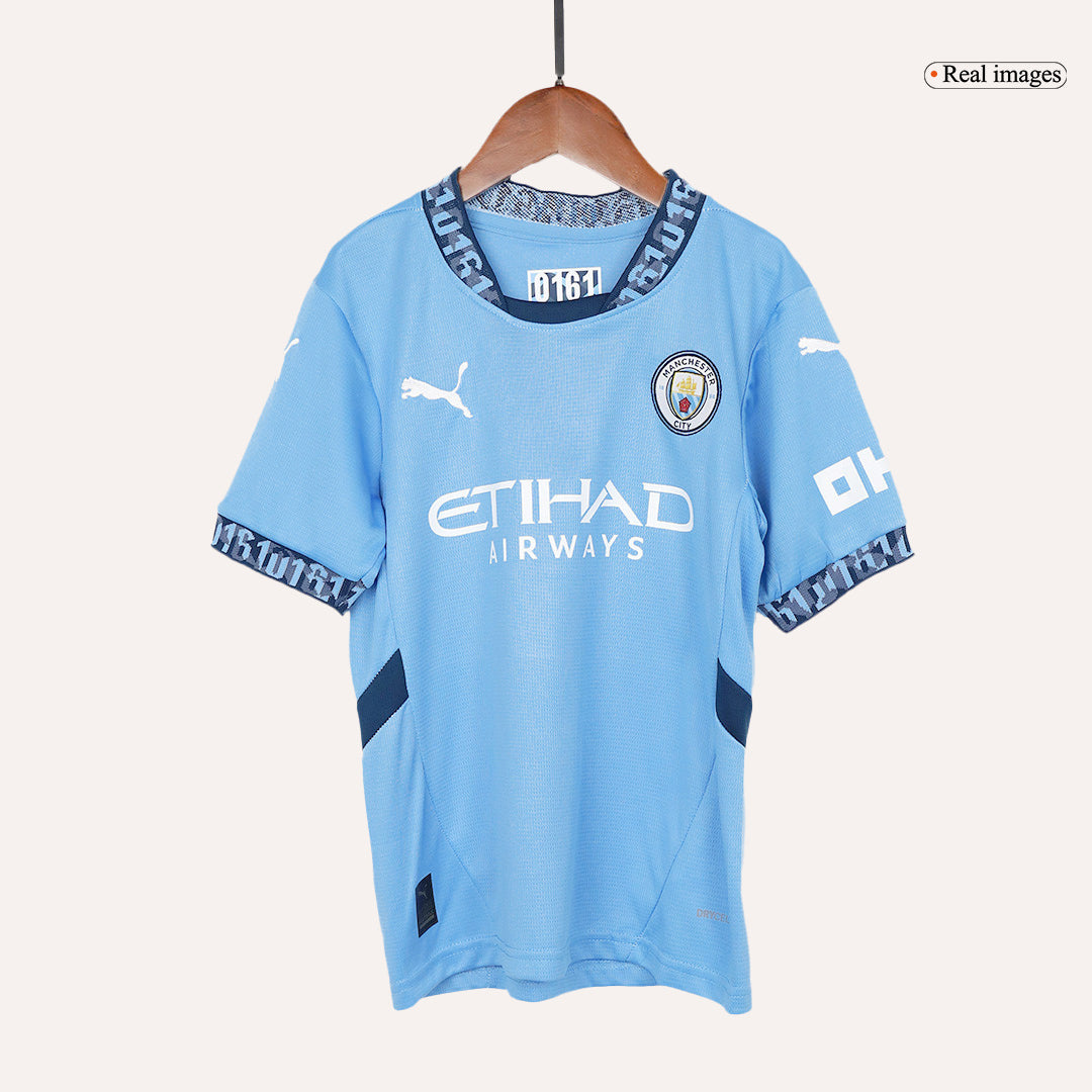Manchester City Tröja 2024/25 Hemma Blå Barn