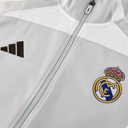 Real Madrid Hemma Träningsjacka 2025/26 Grå-11