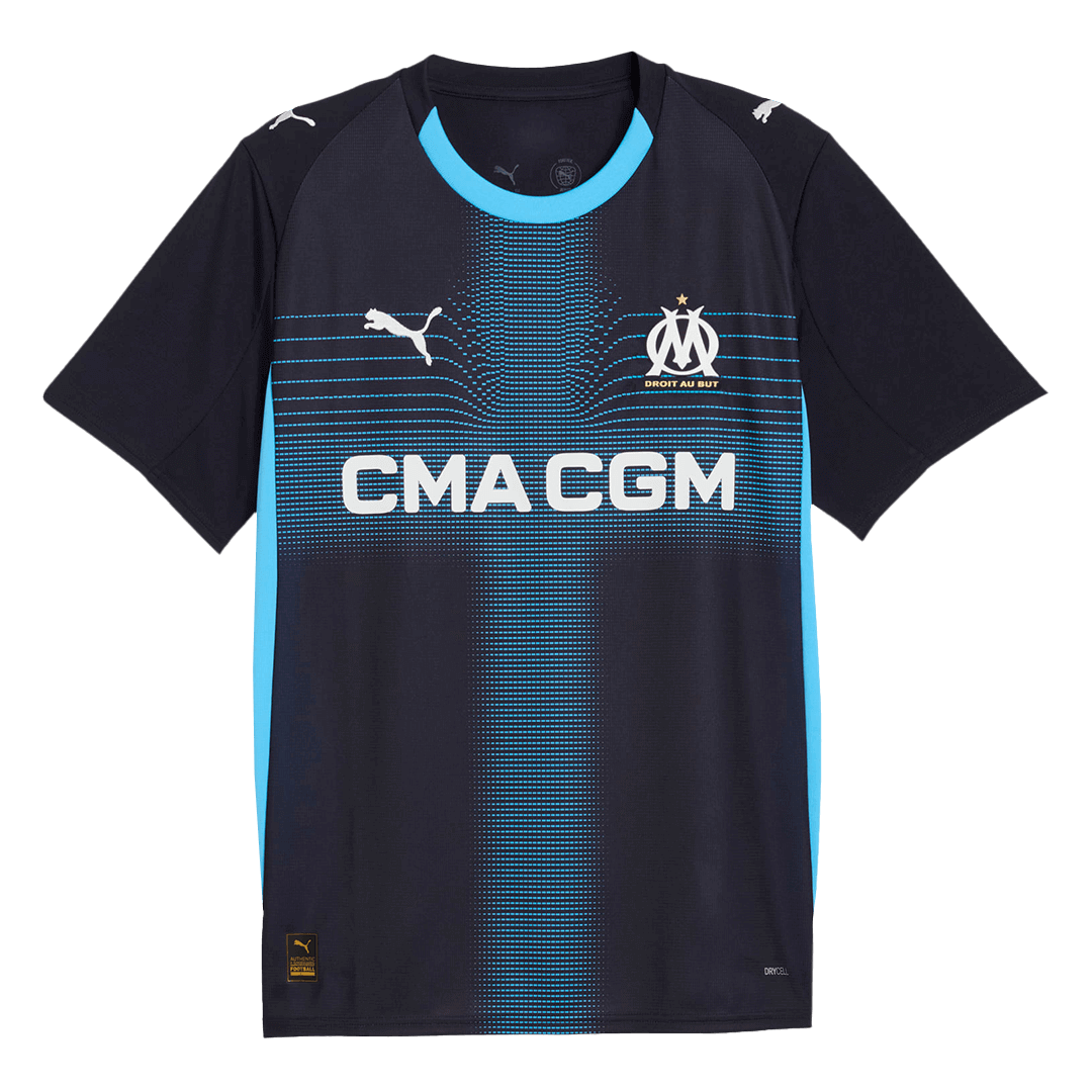 Marseille Tröja 2025/26 Borta Mörkblå