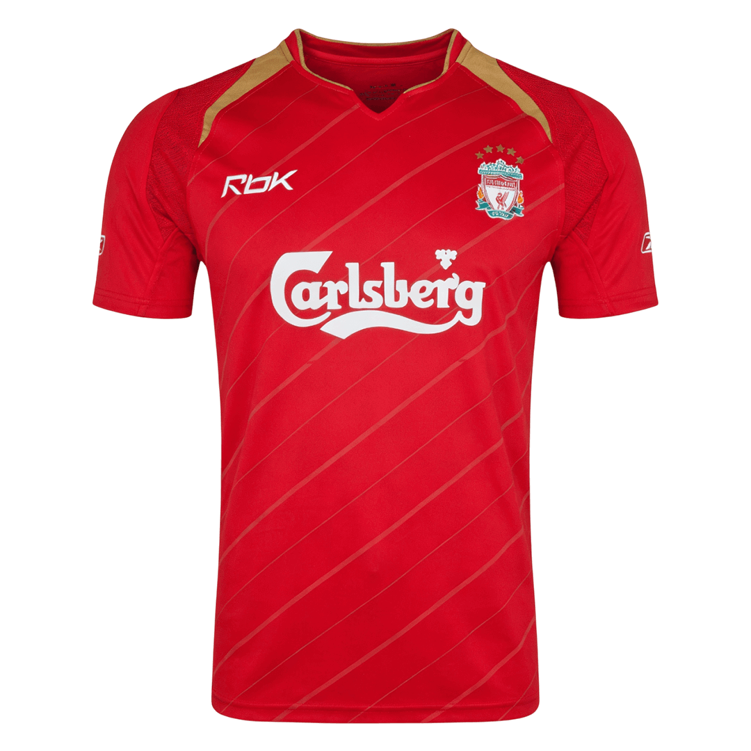 Liverpool Hemmatröja 2005/06 Retro Tröja
 Röd