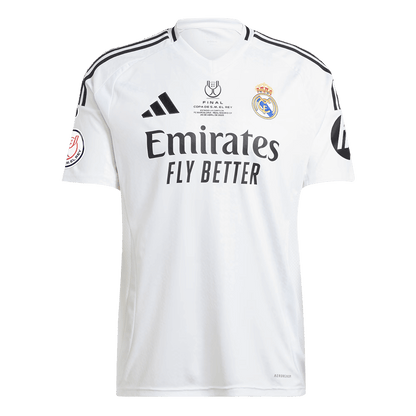 Real Madrid Tröja 2024/25 Hemma Vit Final