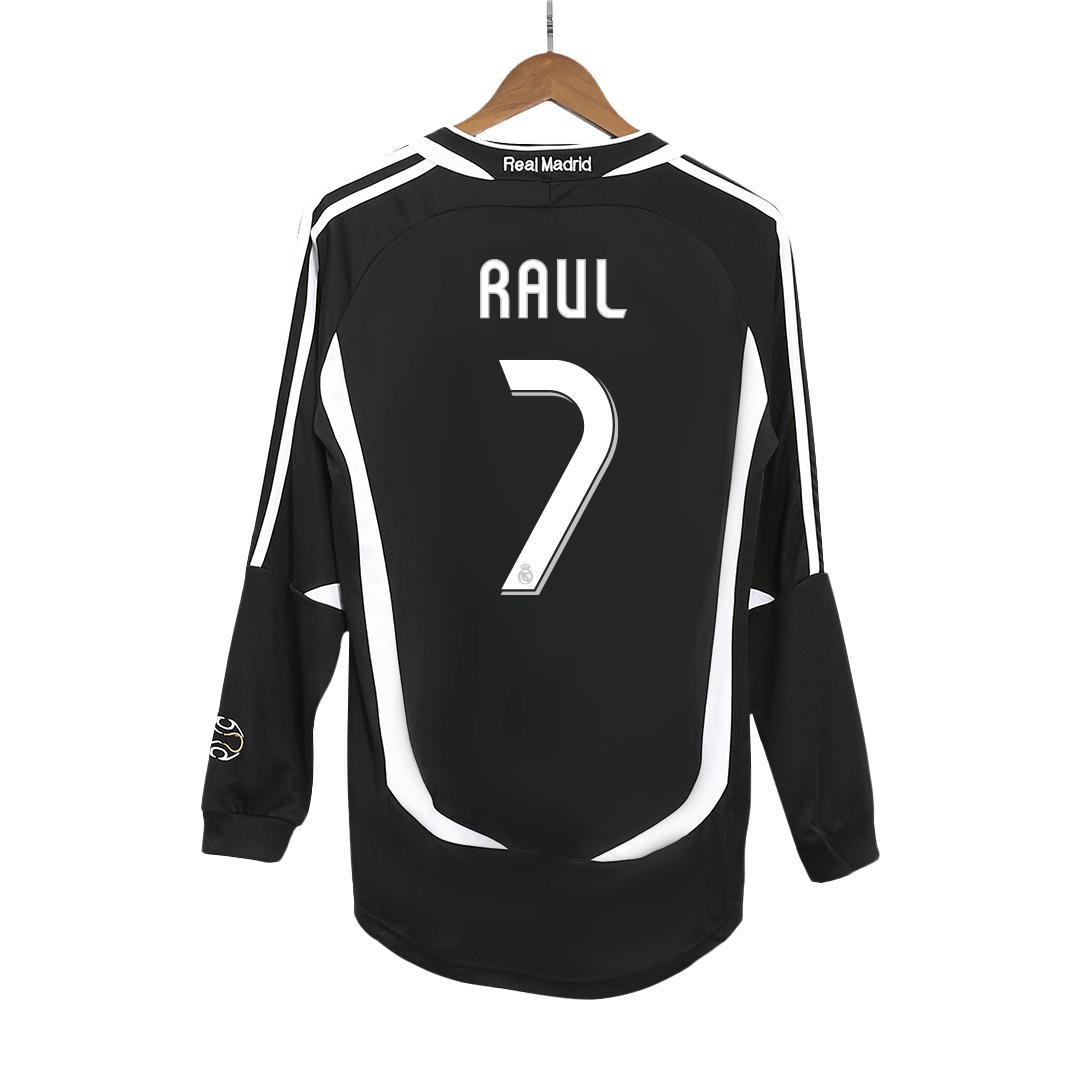 RAUL #7 Real Madrid Bortatröja 2006/07 Retro Tröja
 Svart