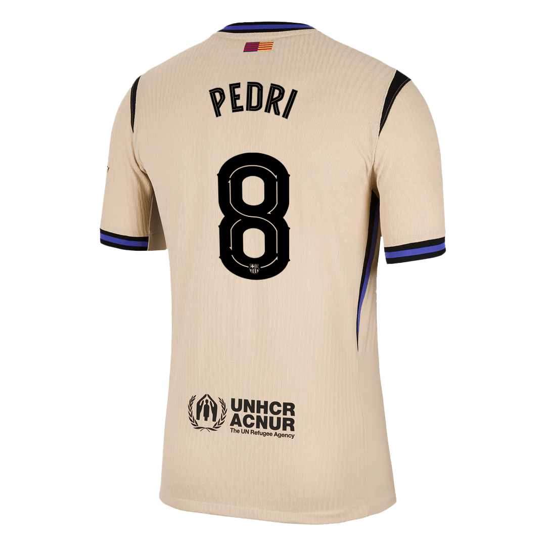 Barcelona Tröja PEDRI #8 2025/26 Borta Gul - UCL