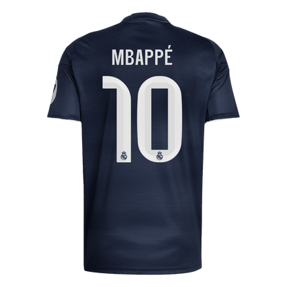 MBAPPÉ #10 Real Madrid Tröja 2025/26 Borta Premium Mörkblå-11