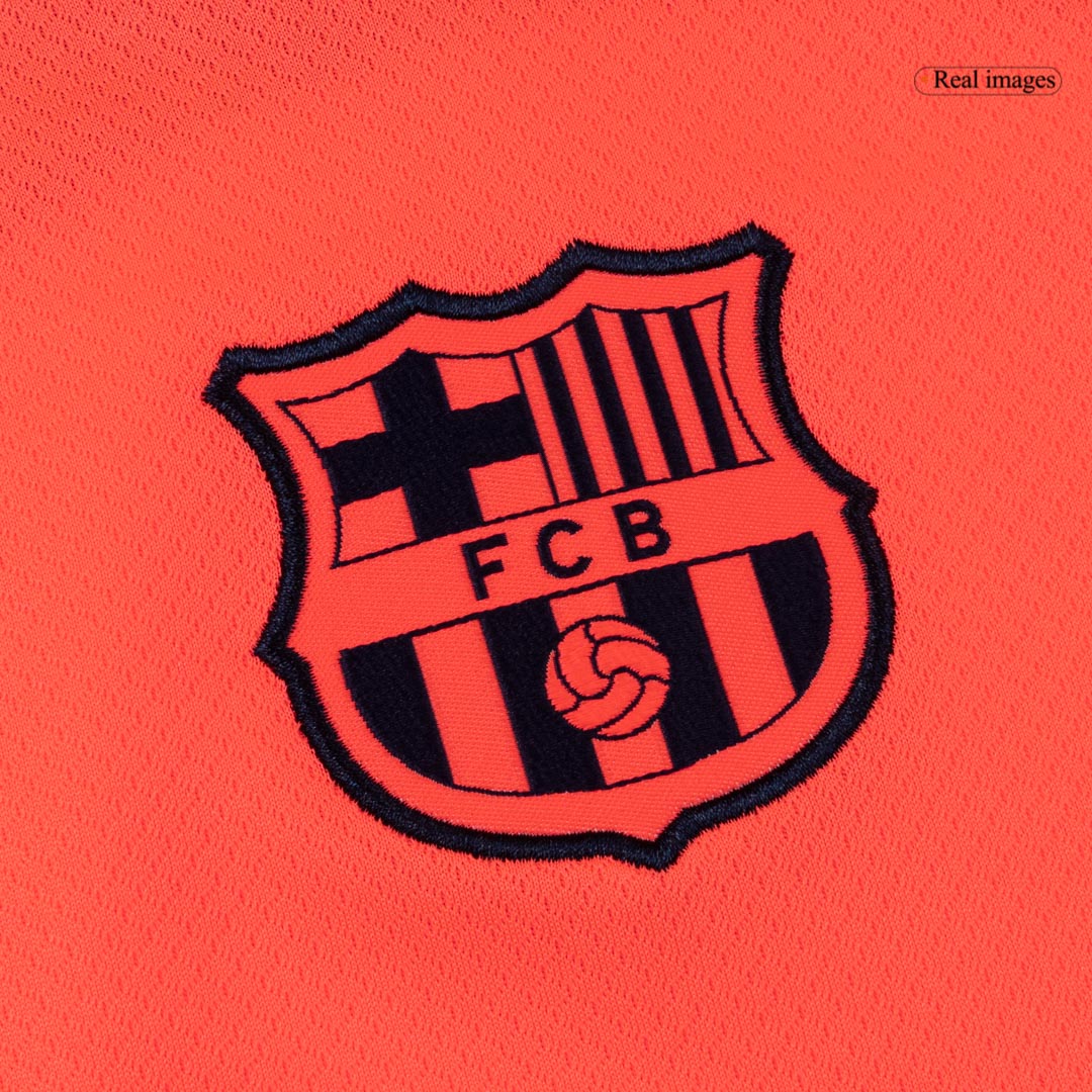 Barcelona Tröja 2025/26 Tredje Orange Dam-8