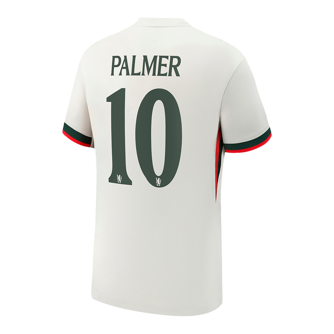 Chelsea Tröja PALMER #10 2025/26 Borta Vit - UCL-9